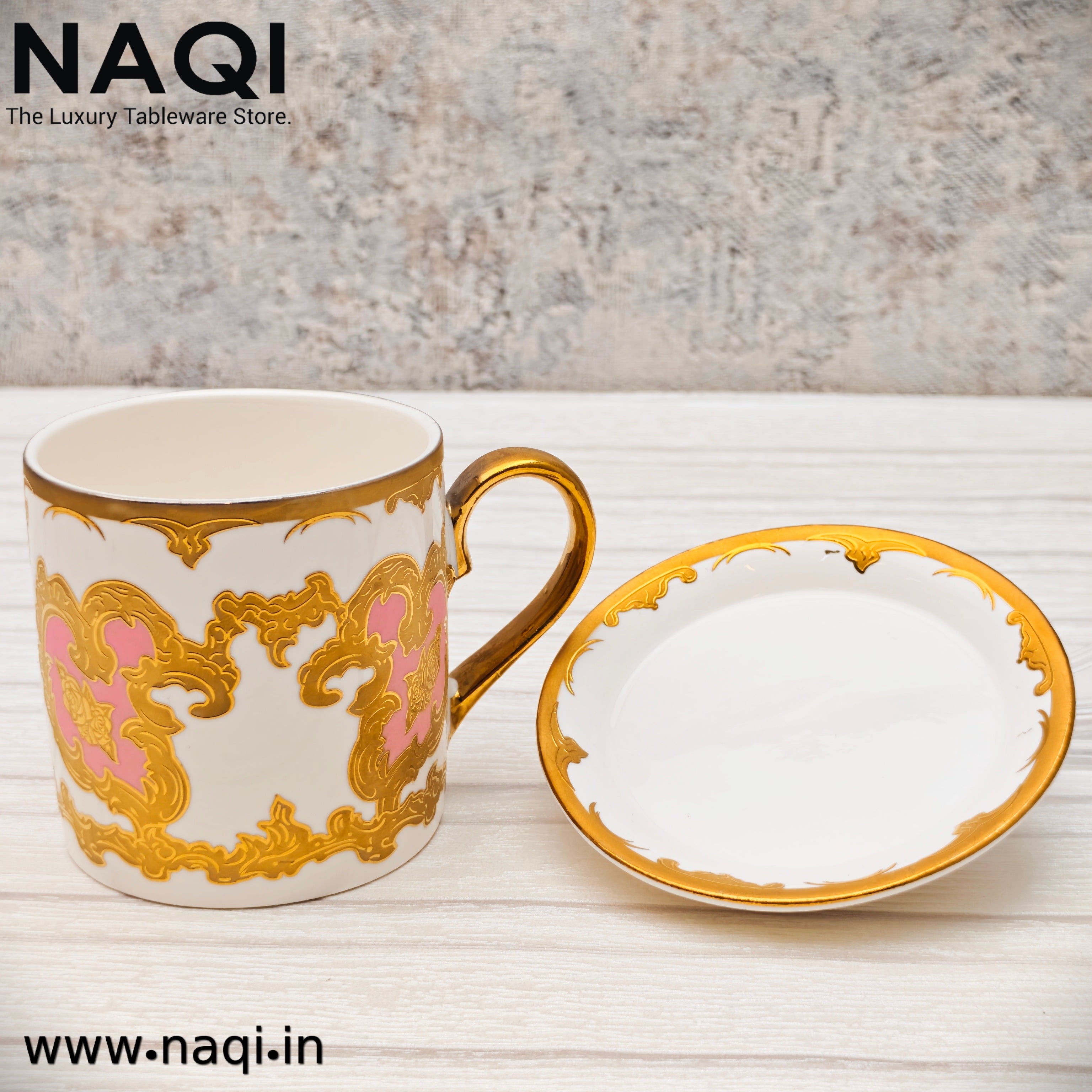Porcelain tea cup and saucer set of 6+6 Pcs