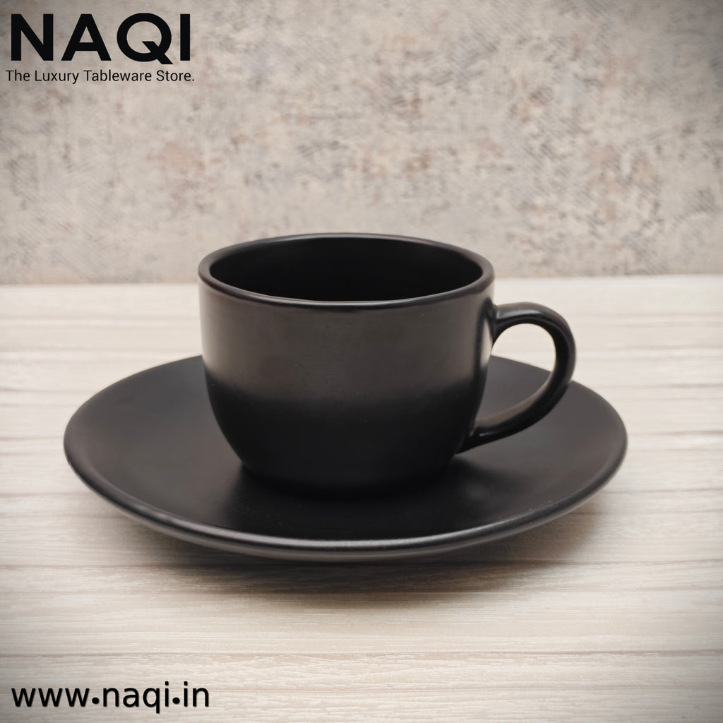 Ceramic tea cup and saucer set of 6+6 Pcs