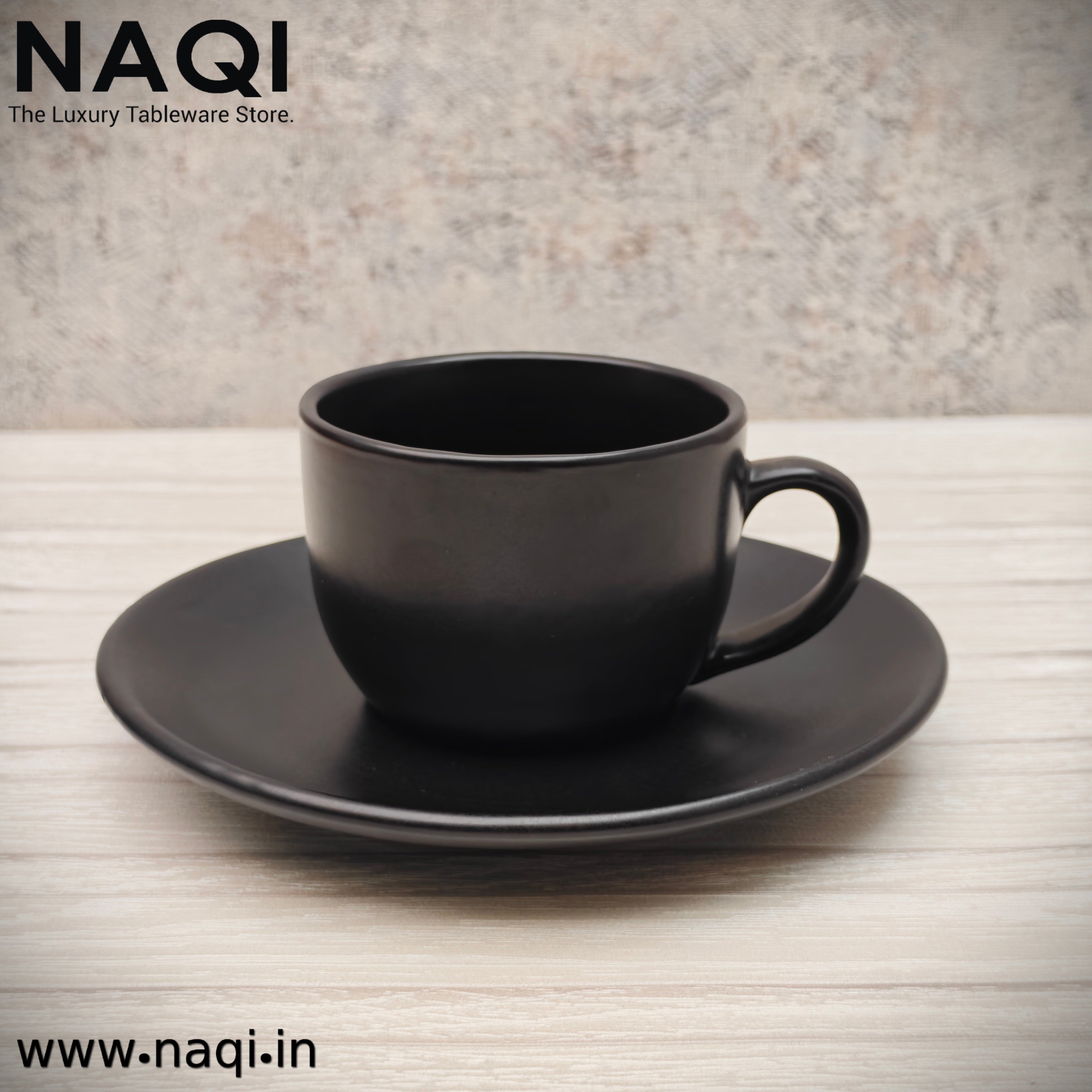 Ceramic tea cup and saucer set of 6+6 Pcs