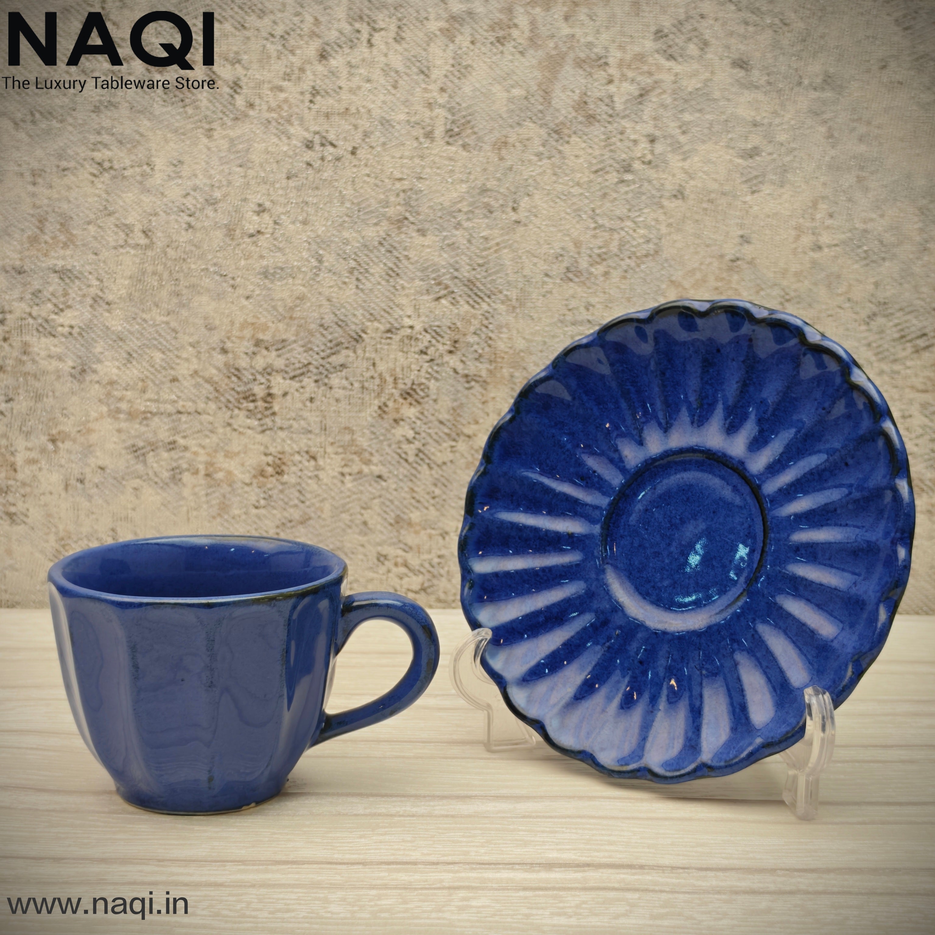 Ceramic tea cup and saucer set of 6+6 Pcs