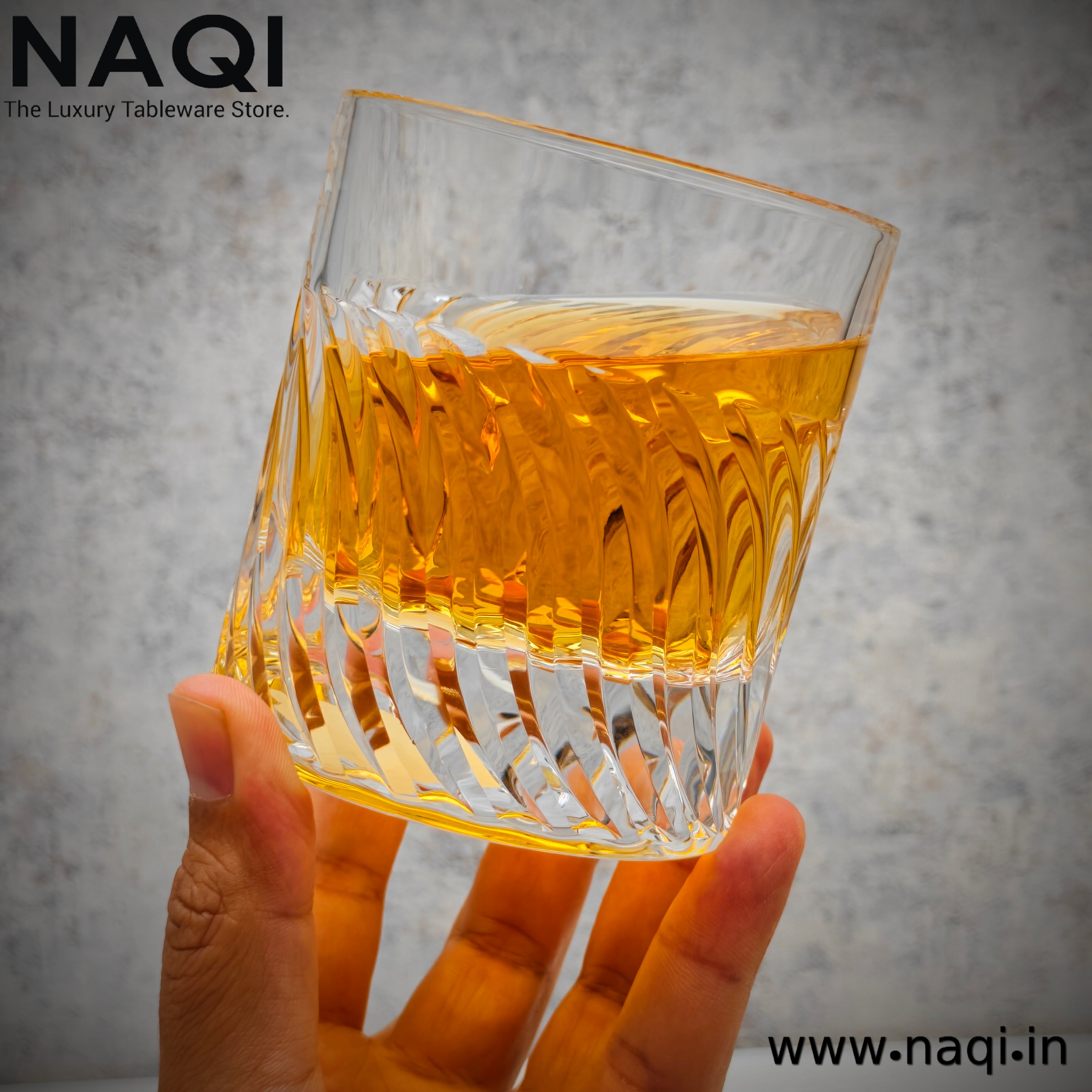 Crystal Clear whisky Glass set of 6 Pcs