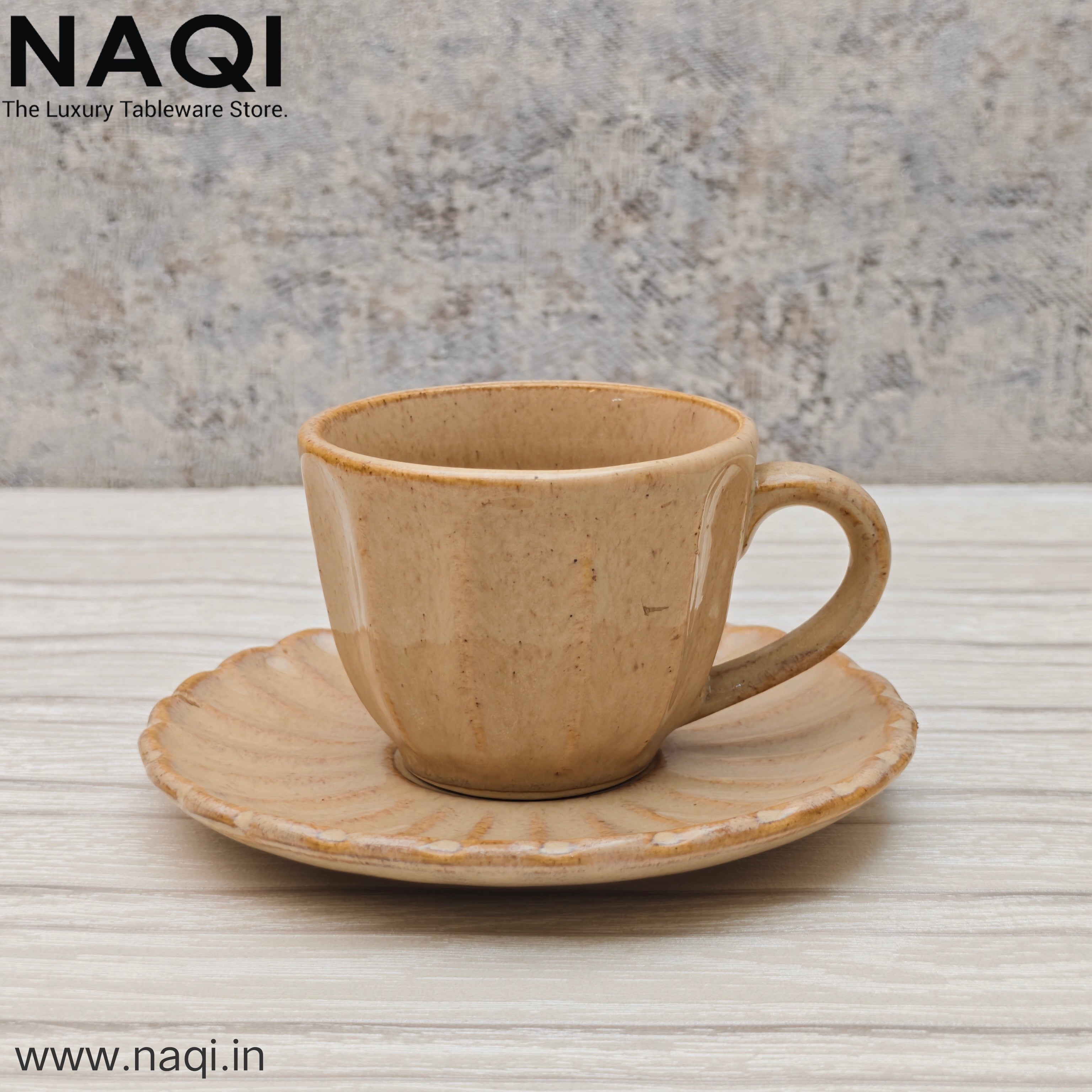 Ceramic tea cup and saucer set of 6+6 Pcs