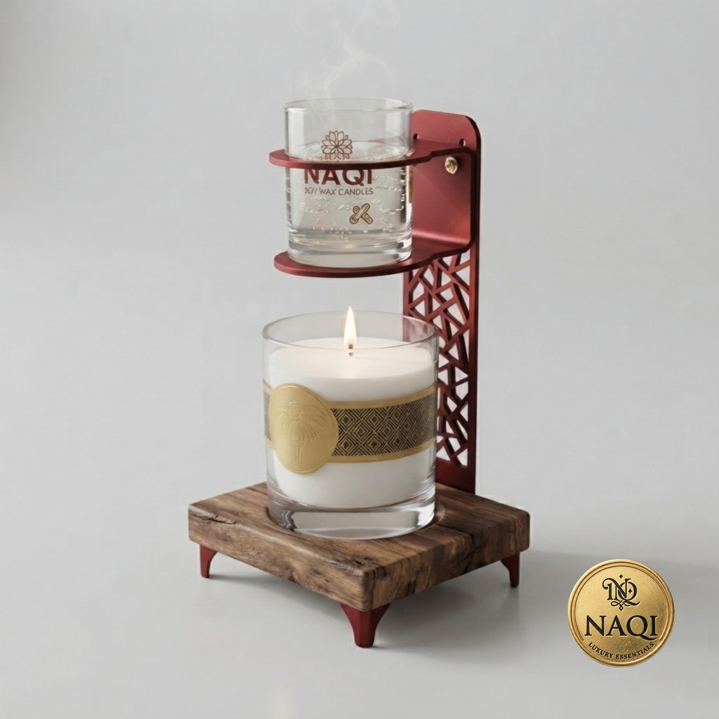 Apex Noir Naqi Glass jar candle oil diffuser